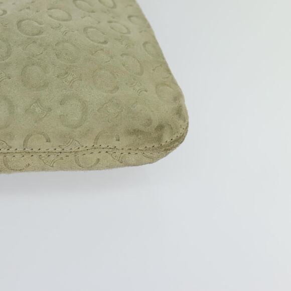 CELINE C Macadam Canvas Shoulder Bag Suede Gray - Picture 11 of 16